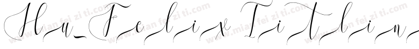 Hu_Felix Titling Reg字体转换